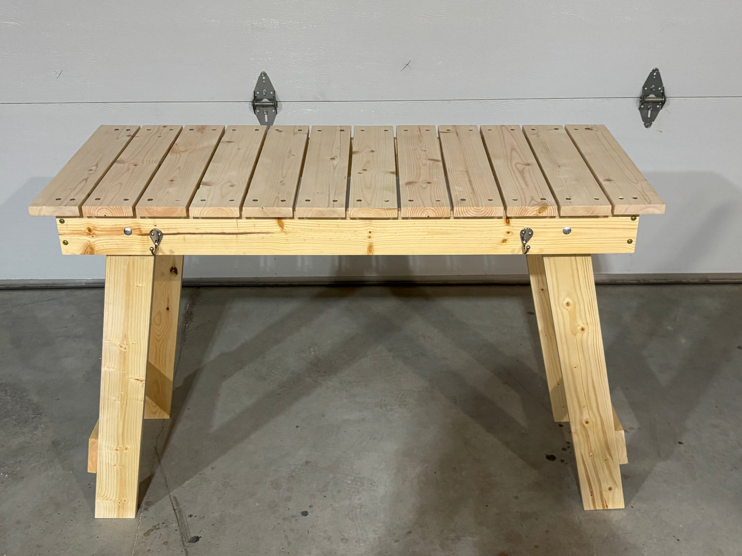 Handmade Folding Wood Table