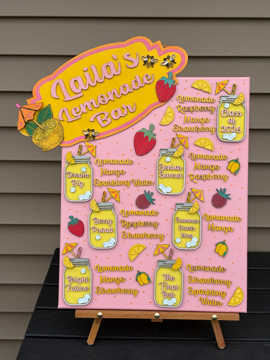 Personalized 16 x 20 Canvas Sign