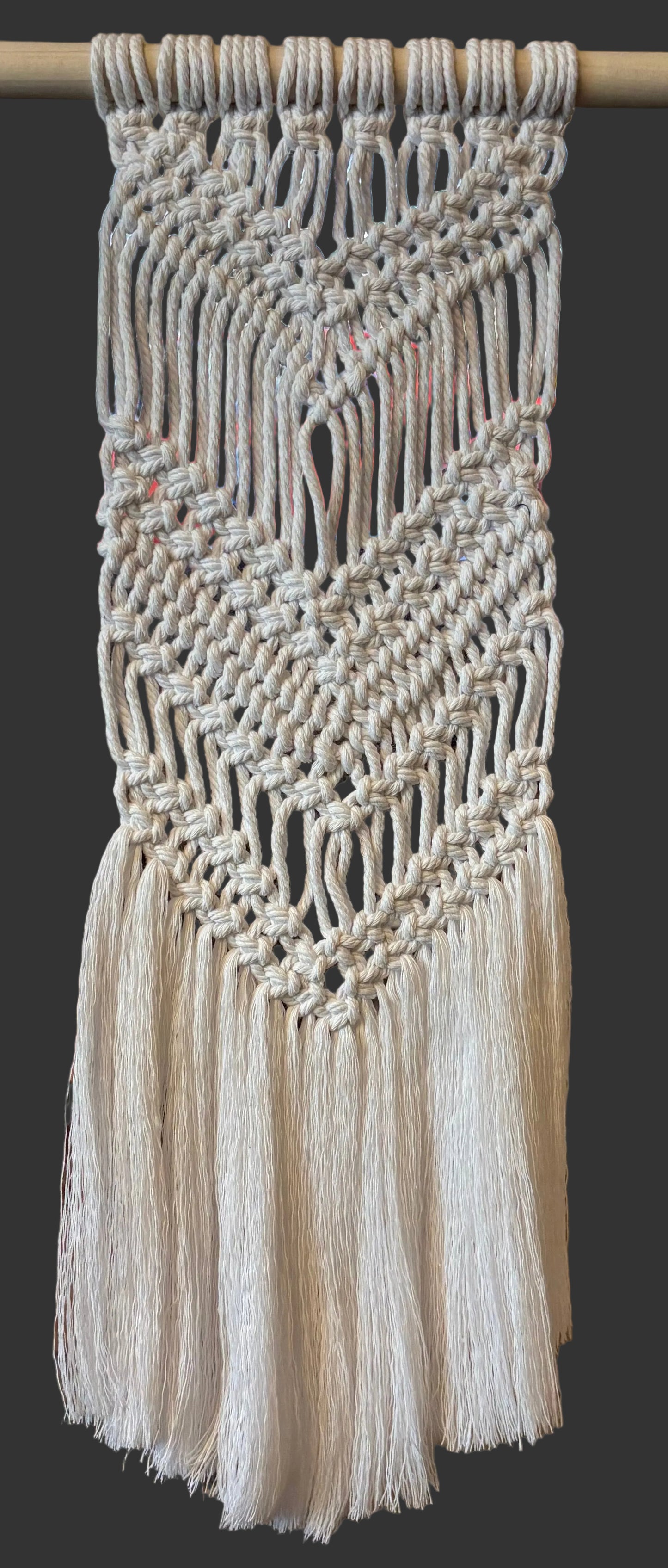 White Macramé Wall Hanging